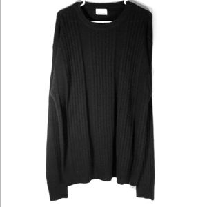 1830 Long Sleeved Black Sweater